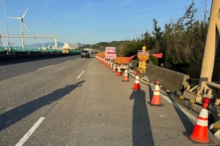 台15線北上蘆竹路段5/1起交管  施作排水工程