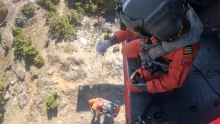馬博山屋女山友高山症  空勤直升機吊掛送醫