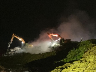 新豐掩埋場5年85次火警  竹縣環保局去化垃圾