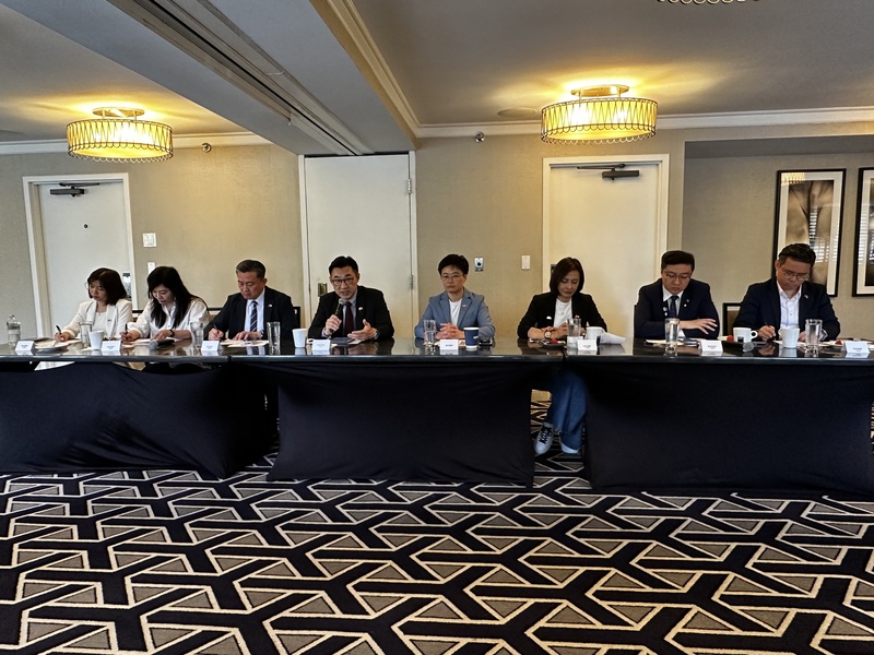 立委團訪美 談國防預算關稅等議題