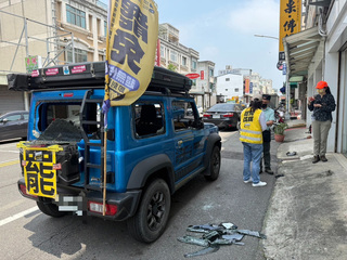 苗栗罷團志工宣傳車遭砸 警逮涉案男子偵辦