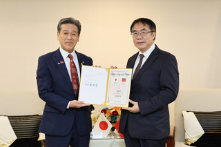 日本那珂市長造訪 黃偉哲宣布台南將有「那珂街」