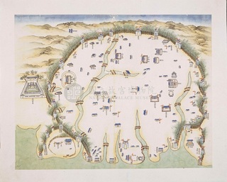 清代彩繪圖籍列重要古物 6月故宮看見18世紀台灣面貌