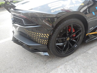 台中紅牌重機與千萬超跑碰撞 肇因待釐清