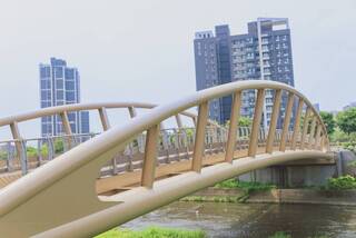 竹北改善豆子埔溪橋梁  盼助行走安全促城市美學