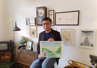 三隻腳的食蟹獴與巨人  吳明益首度挑戰圖畫故事