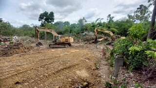 高雄高爾夫球場施作滯洪池　預計6月中完工