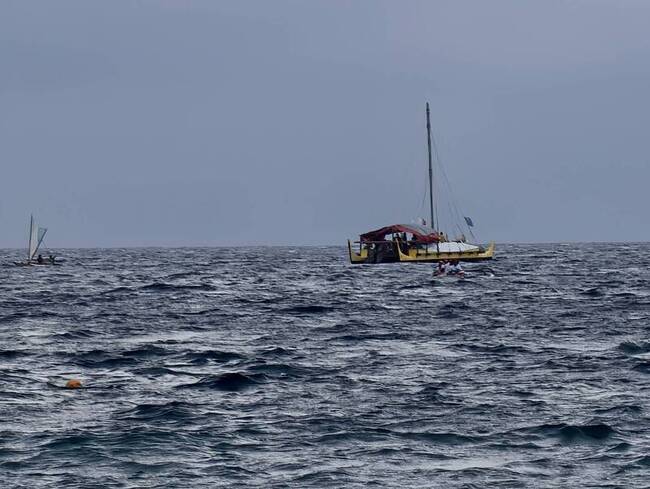 帛琉無動力帆船Alingano Maisu 橫越黑潮抵台東 | 華視新聞