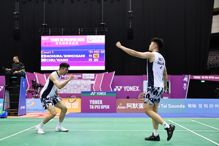 台北羽球賽 王齊麟、邱相榤搭檔首度晉級冠軍戰