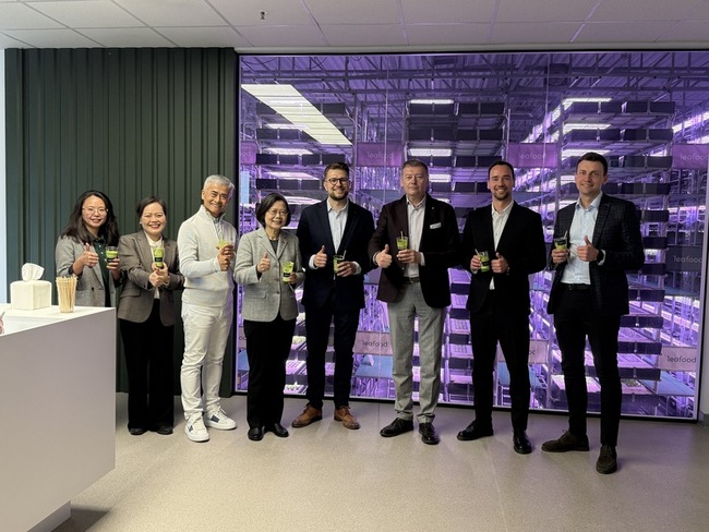 蔡英文參訪立陶宛垂直農場 見證台立農業科技合作成果 | 華視新聞