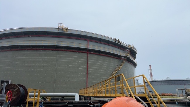 中油大林廠儲油槽頂雷擊起火迅速撲滅 持續警戒 | 華視新聞