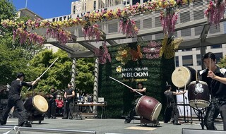 美西台灣文化節 十鼓擊樂團表演觀眾叫好