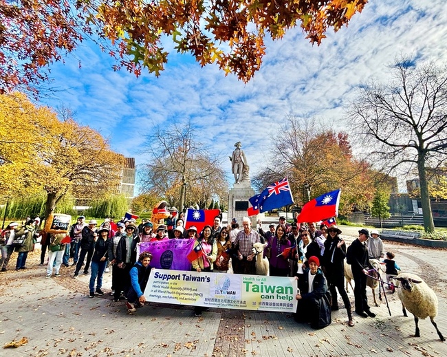 紐西蘭僑團集結挺台健走  綿羊駱馬逗陣行 | 華視新聞