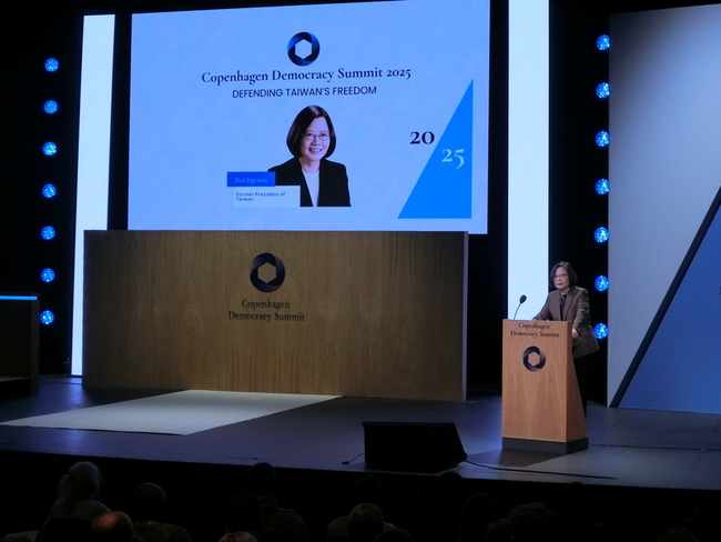 蔡英文哥本哈根民主高峰會演說：建立韌性是生存關鍵 | 華視新聞