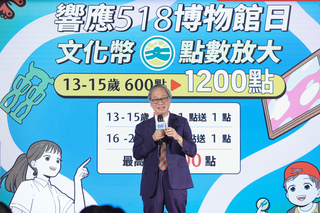 迎接518博物館日 文化部推文化幣加碼活動