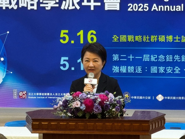 盧秀燕談國家安全  表態支持增加國防預算 | 華視新聞