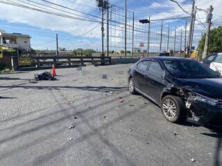 屏東機車與汽車互撞  無照少年送醫不治