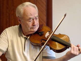 87歲法國小提琴家普雷  身為人生勝利組也自律