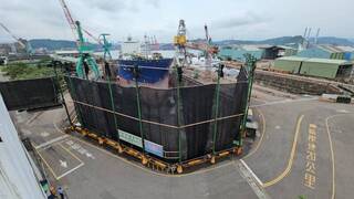 台船基隆廠區意外  男子5公尺高墜落送醫不治