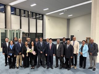 帛琉總統惠恕仁訪台 20日接受總統軍禮歡迎