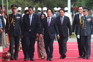 賴總統軍禮歡迎帛琉元首惠恕仁 盼一起努力貢獻世界