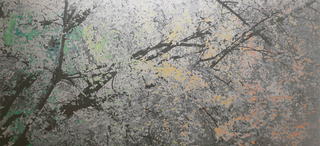 日藝術家能條雅由個展  金屬箔多媒材構築海市蜃樓