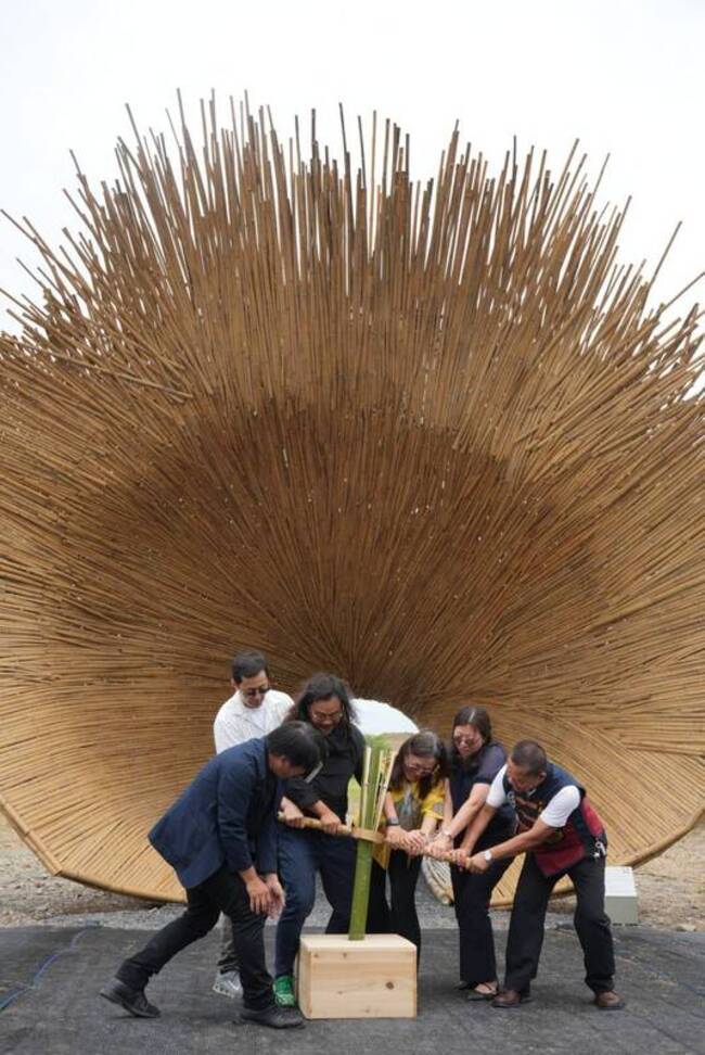 屏東林後四林平地森林 國產竹木製藝術創作進駐 | 華視新聞