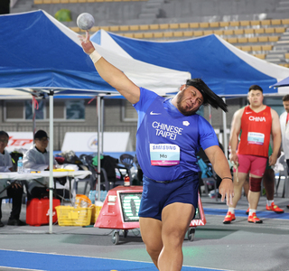 田徑亞錦賽雷雨延宕 台灣男子鉛球馬皓瑋獲第5