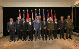 赫格塞斯會東協防長 強調美方加強東南亞國防合作