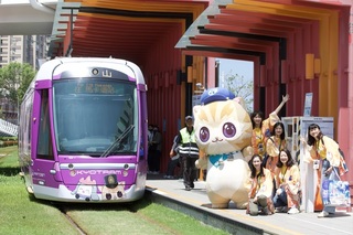 高捷「蜜柑站長」6月赴日 嵐電嵐山車站快閃