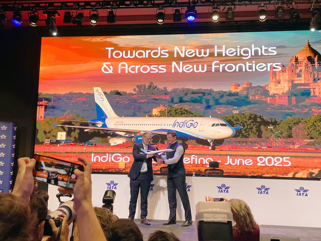 布局國際線  印度靛藍航空再下訂30架空巴廣體機 | 華視新聞