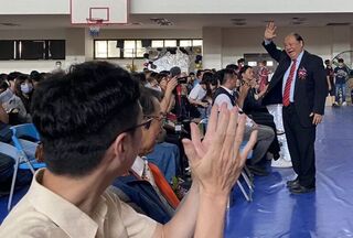 馬公高中、澎湖海事畢業典禮 陳光復盼懷抱信念