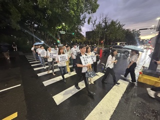 民團竹市辦白紙鶴活動  盼提升駕訓教育避免悲劇