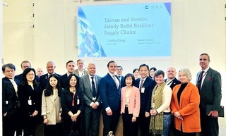 經濟部次長瑞典國會演講 深化台灣瑞典政經關係