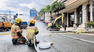 台南永康瓦斯外洩 狀況解除恢復通車