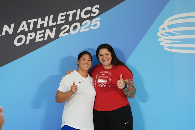 台灣田徑公開賽 江靜緣盼向世錦賽鉛球金牌學習 | 華視新聞