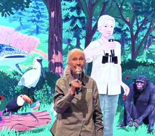 動物聯合國台南登場  珍古德：逐夢莫放棄機會