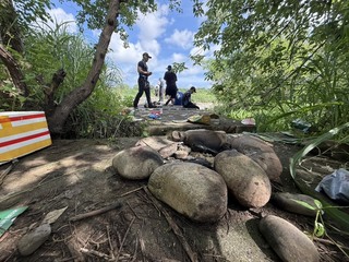 越籍移工苗栗後龍溪戲水失蹤  消防持續搜救