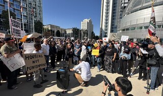 加州矽谷響應洛杉磯示威 弱勢族群集結抗議政府