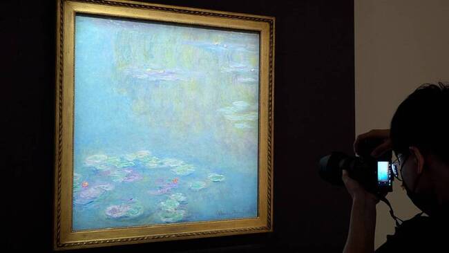 莫內「睡蓮」登台 富邦美術館印象派特展展出 | 華視新聞