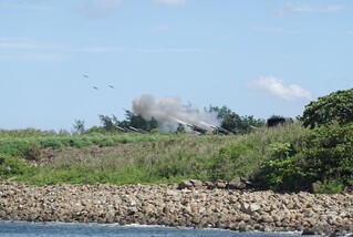 155榴彈砲屏東實彈射擊 場面震撼壯觀