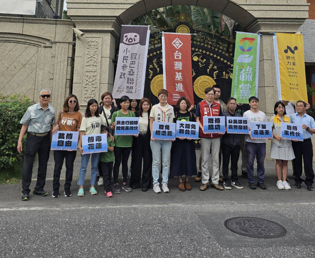 台灣基進、時力等快閃花蓮 藍營：拒絕罷免鬧劇 | 華視新聞