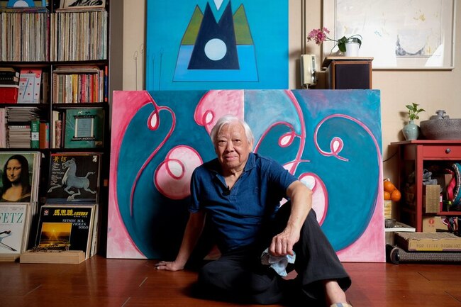 從點展開抽象世界  霍剛展覽以繪畫為橋梁 | 華視新聞