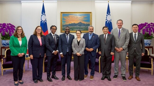 見美眾院訪團  蕭副總統：台灣人民致力保護民主價值 | 華視新聞