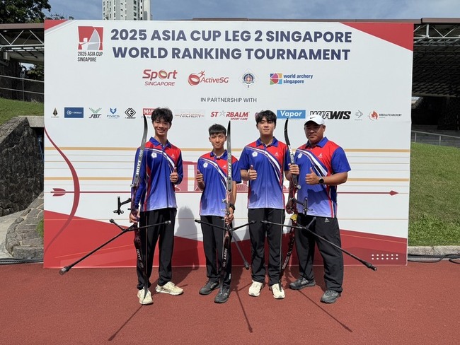 射箭亞洲盃新加坡站 台灣反曲弓男團奪銅 | 華視新聞
