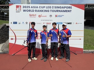 射箭亞洲盃新加坡站 台灣反曲弓男團奪銅