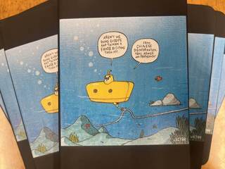 歐盟駐處漫畫文宣再出擊 台歐海纜同遭破壞引共鳴