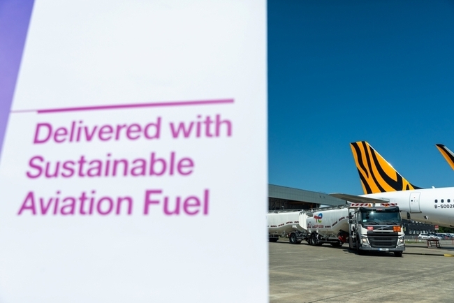 虎航A320neo新機飛渡 添加5%永續航空燃油 | 華視新聞