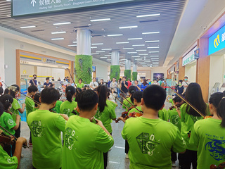 中正國中小學生南竿機場小提琴義演 為家扶募款