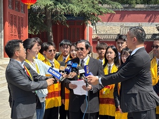 馬英九訪甘肅天水  參與公祭伏羲大典